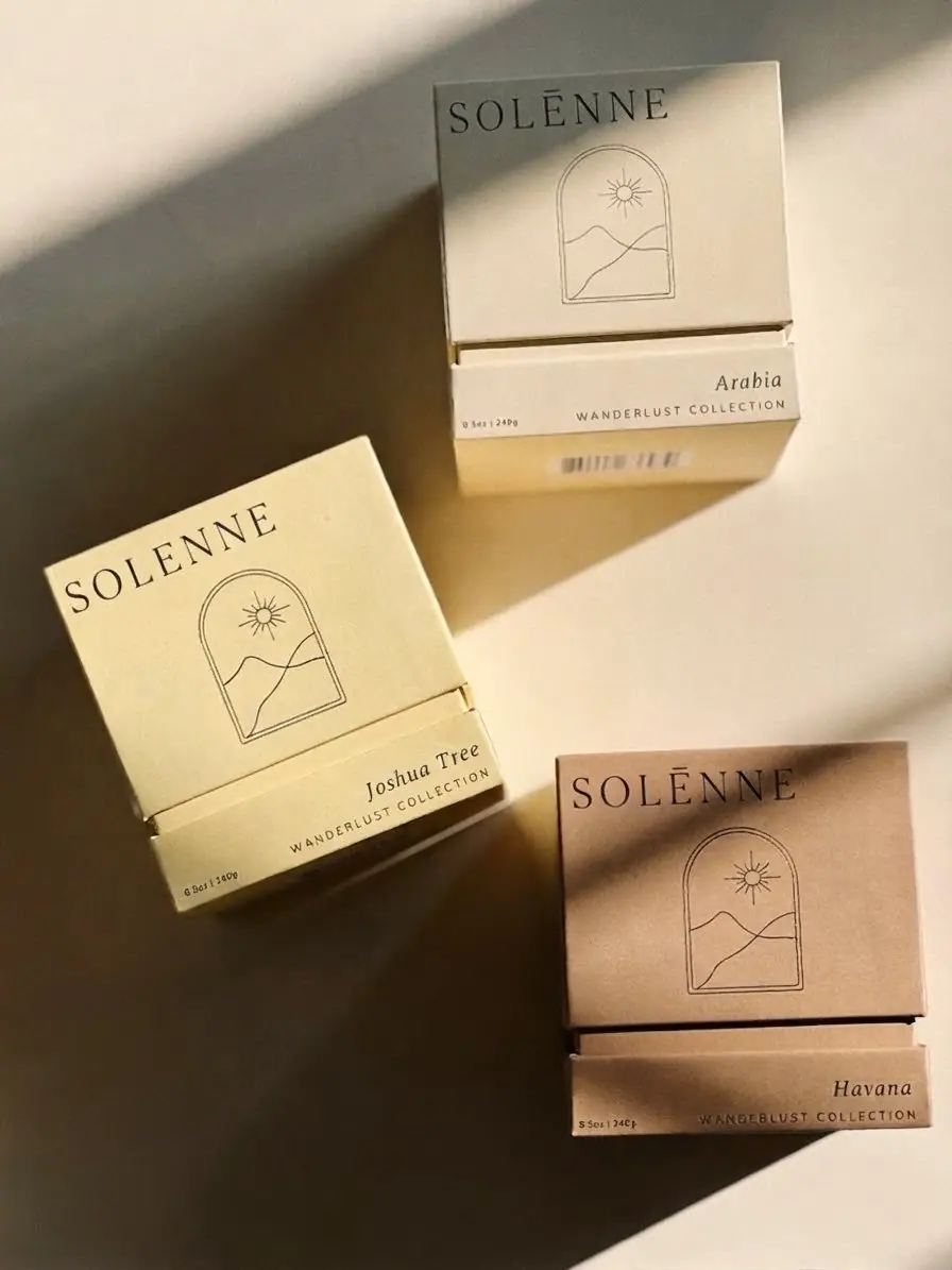candle trio boxed